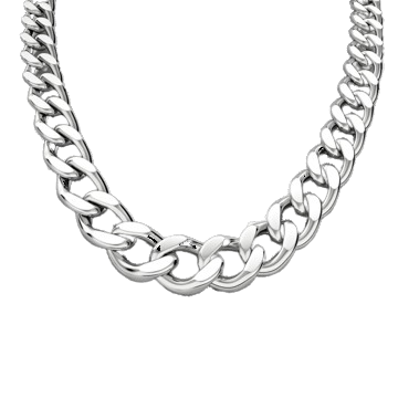 silver necklace